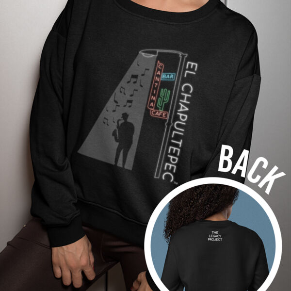 701-Neon Sign Jazz Man - Crewneck Thumbnail