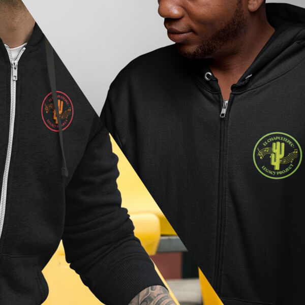 703-El Chapultepec Zip Up Hoodie - Patch Thumbnail